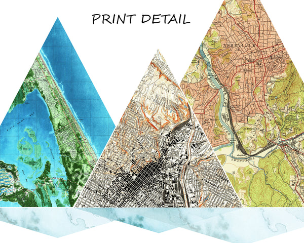 Personalized Mountain Travel Map