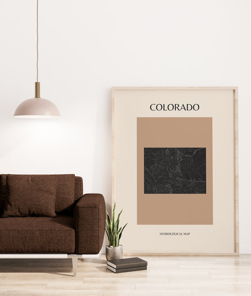 Colorado Mid-Century Hydrological Map