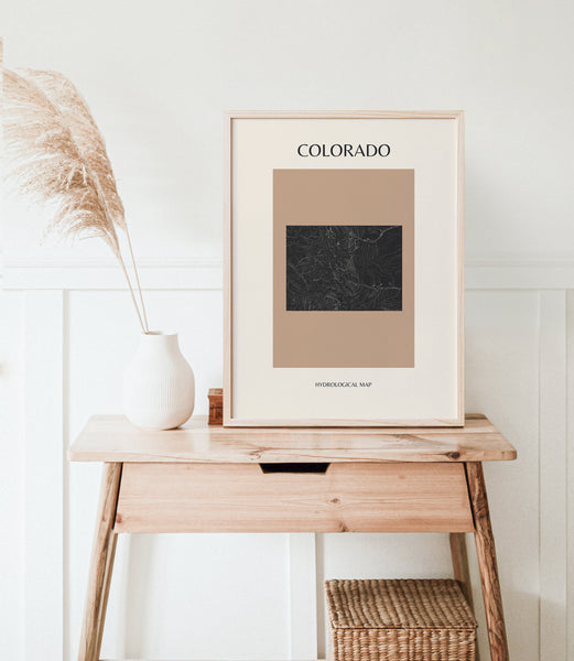 Colorado Mid-Century Hydrological Map