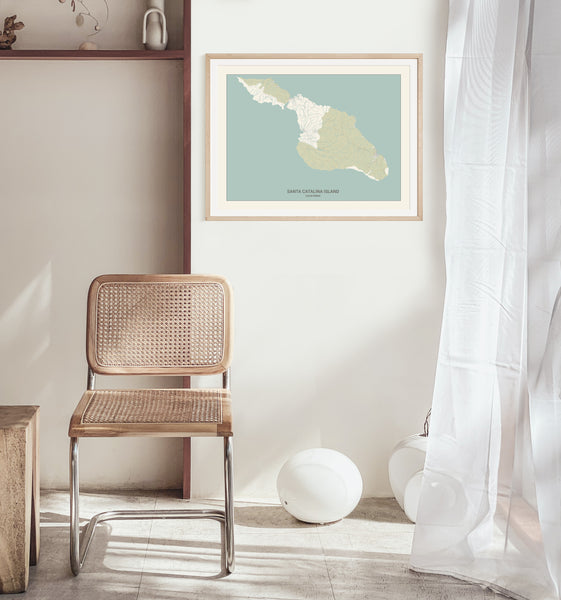 Maui Hawaii Map Print