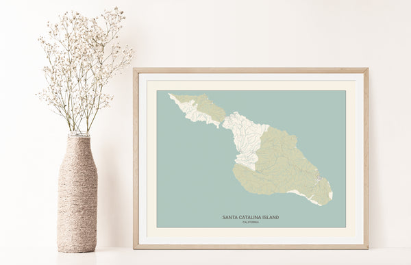 Maui Hawaii Map Print