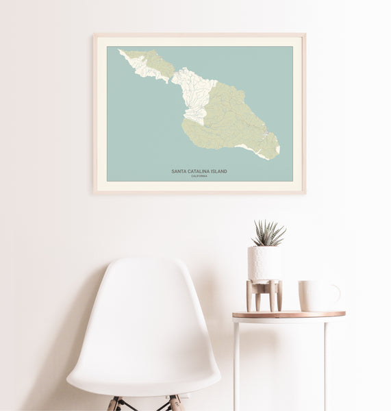 Maui Hawaii Map Print