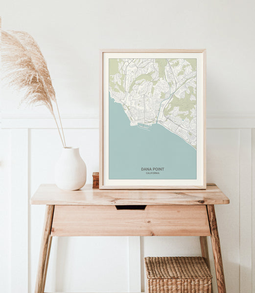 Dana Point California Map Print