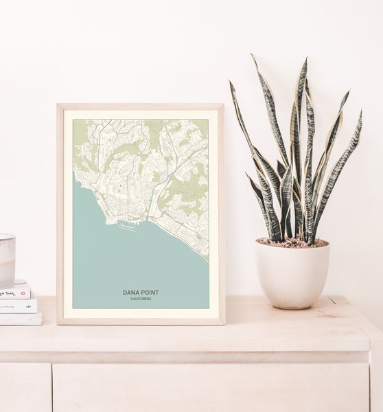 Dana Point California Map Print