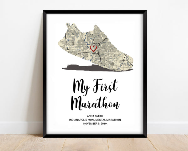 First Marathon Map
