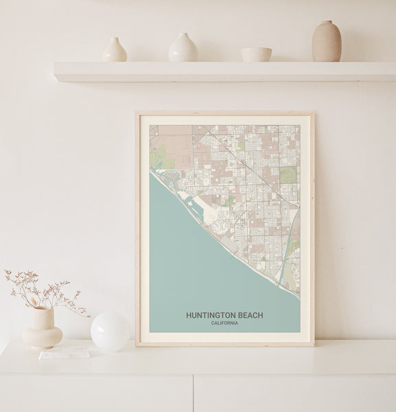 Huntington Beach California Map