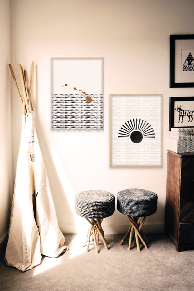 Hawaii Boho Wall Art Map