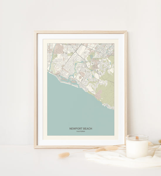 Newport Beach California Map