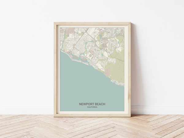 Newport Beach California Map