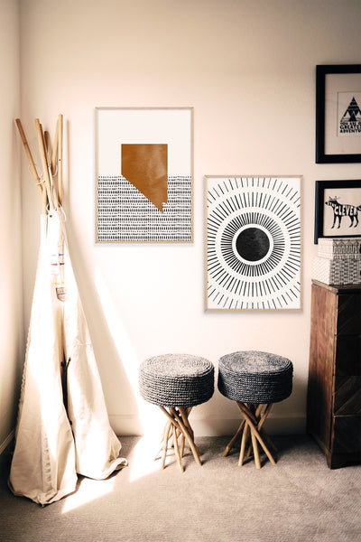 Nevada Boho Wall Art Map