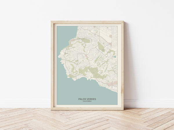 Palos Verdes California Map