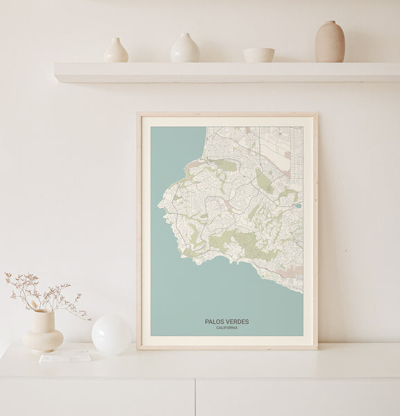 Palos Verdes California Map