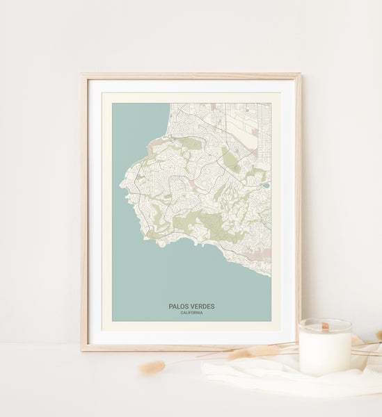 Palos Verdes California Map