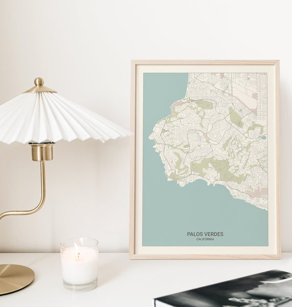 Palos Verdes California Map