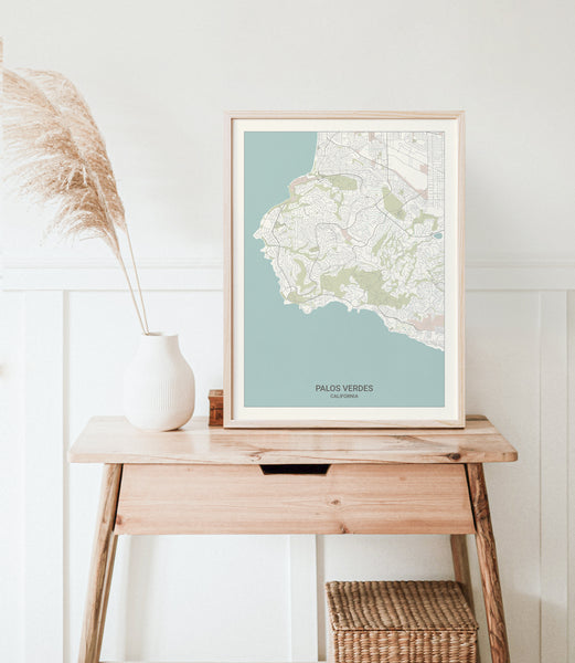 Palos Verdes California Map