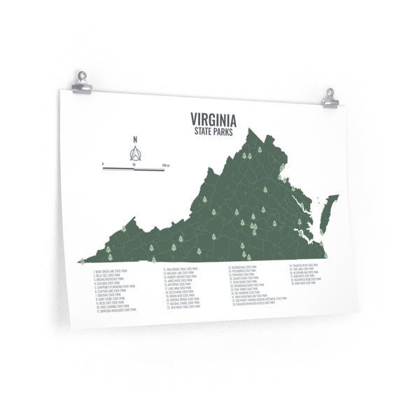 Virginia State Parks Map