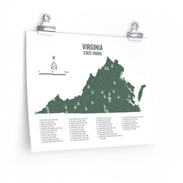 Virginia State Parks Map