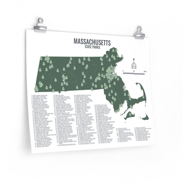 Massachusetts State Parks Map