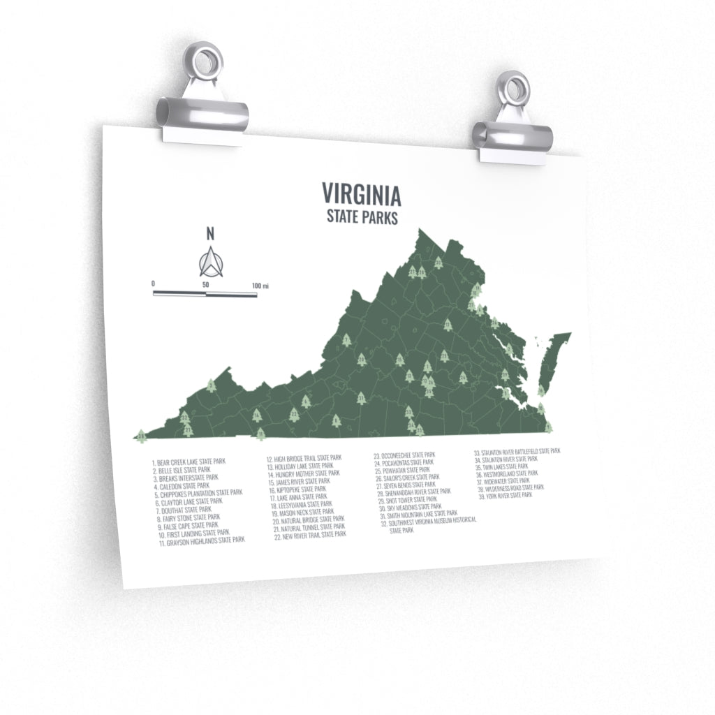 Virginia State Parks Map