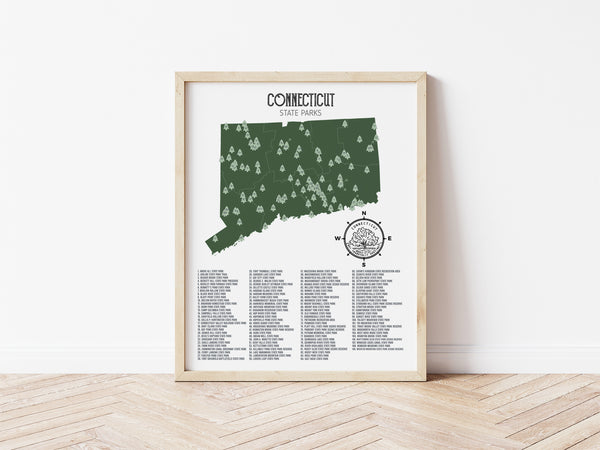 Connecticut State Parks Map