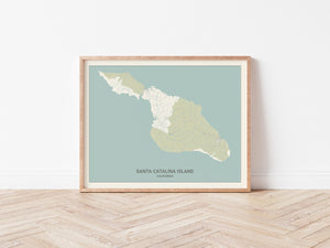 Maui Hawaii Map Print