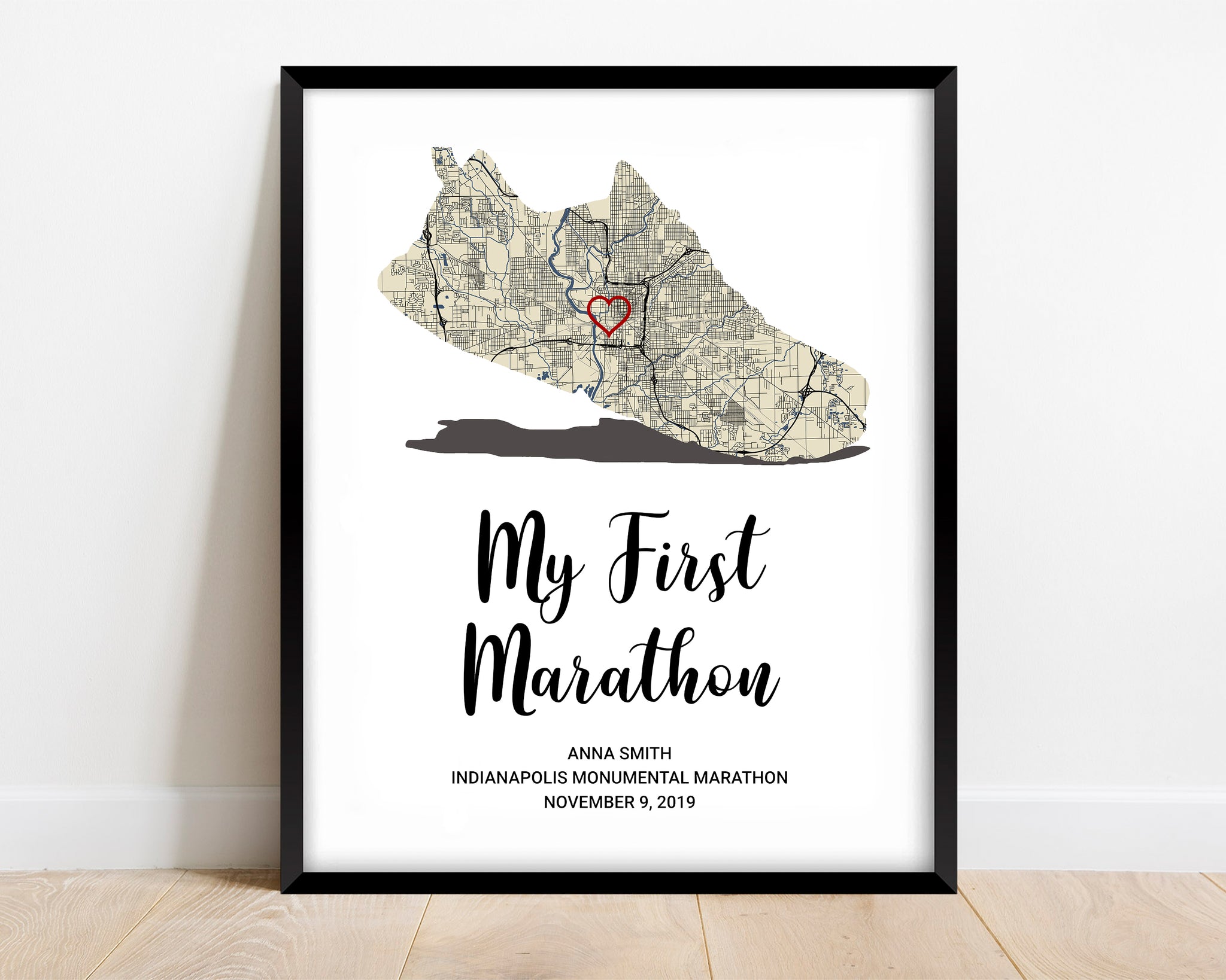 First Marathon Map