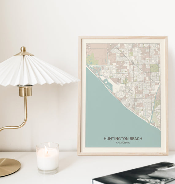 Huntington Beach California Map