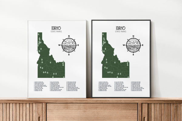 Idaho State Parks Map