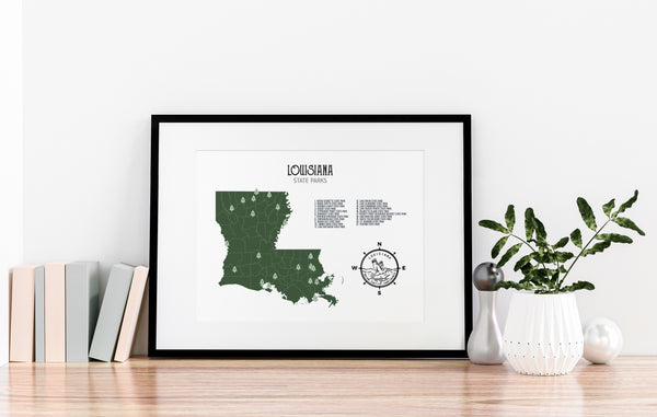 Louisiana State Parks Map