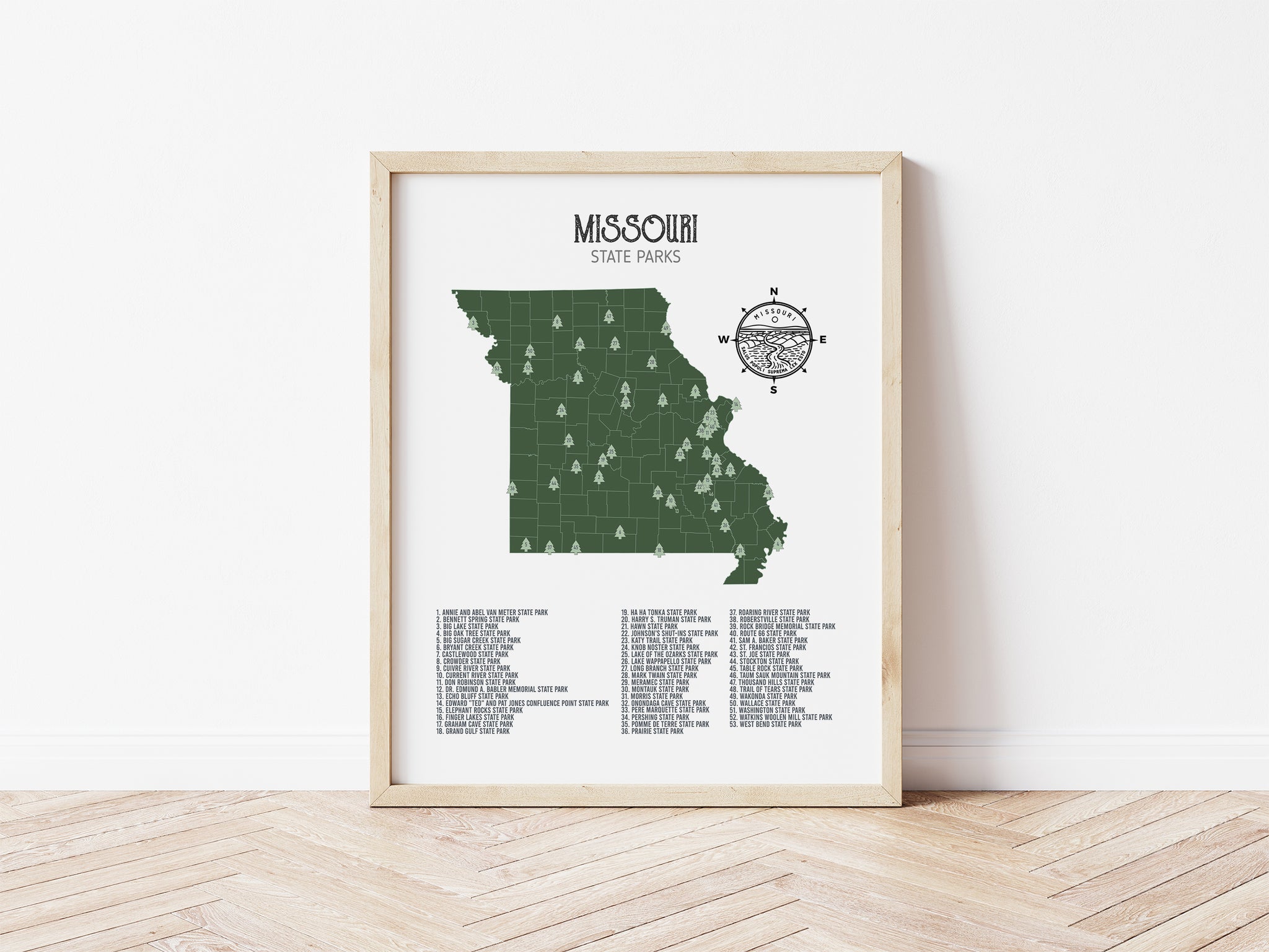Missouri State Parks Map