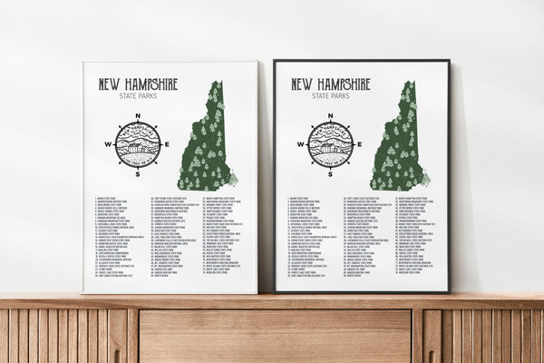 New Hampshire State Parks Map