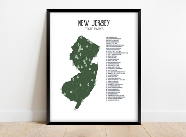 New Jersey State Parks Map