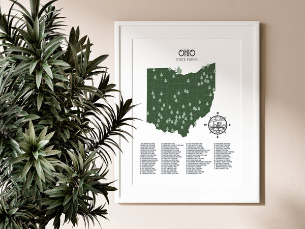 Ohio State Parks Map