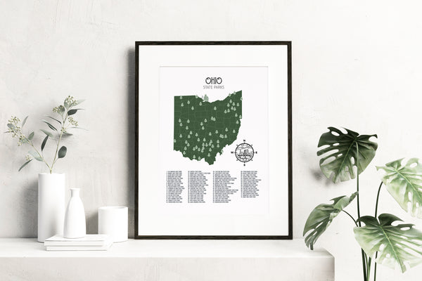 Ohio State Parks Map