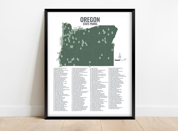 Oregon State Parks Map