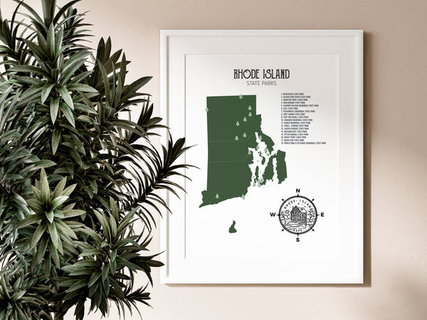 Rhode Island State Parks Map