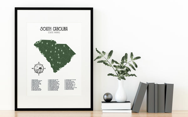 South Carolina State Park Map