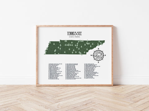 Tennessee State Park Map
