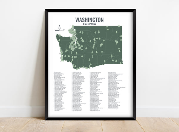 Washington State Park Map